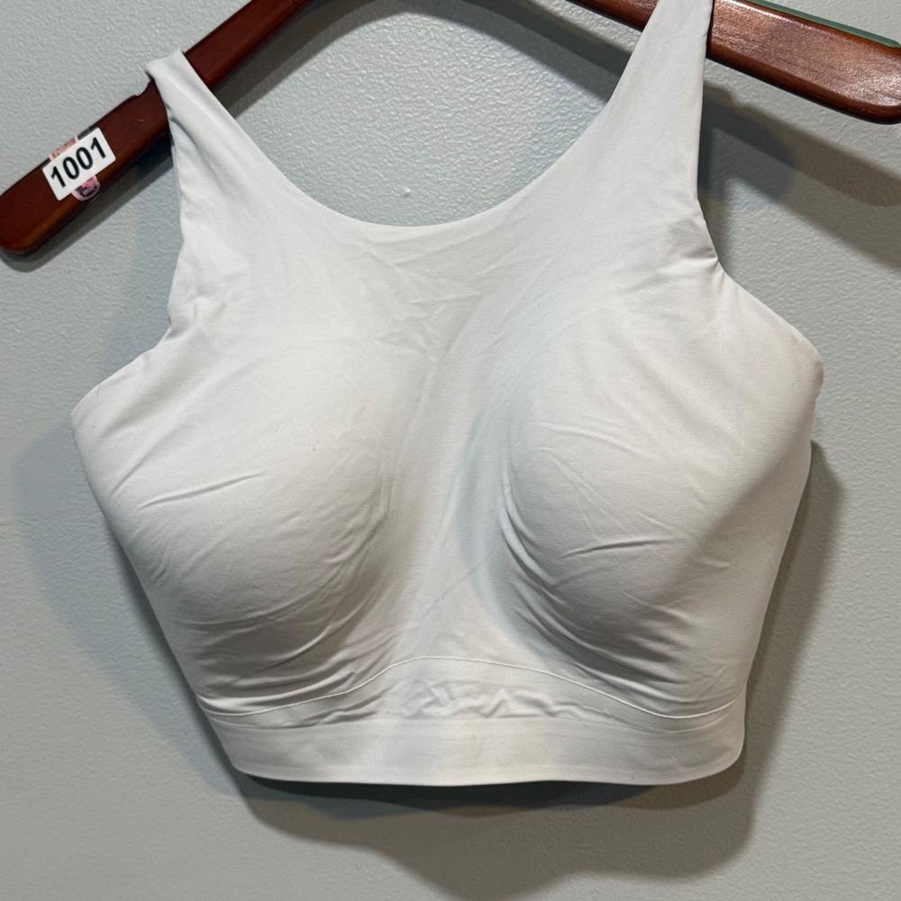 Soma High Neck Yoga Bra White XL Wireless Molded Cup comfort